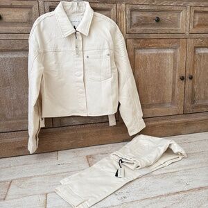 Banana Republic Barrel Leg Weekender Jeans & Jacket